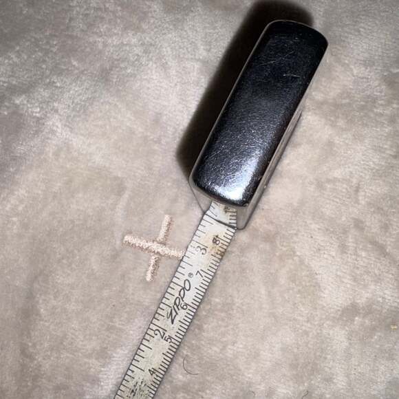 Vintage Zippo Brushed Chrome 6-Foot Pocket Tape Measure Rule - Picture 4 of 4